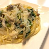 牛乳で簡単＊あっさり食べやすいクリームパスタ